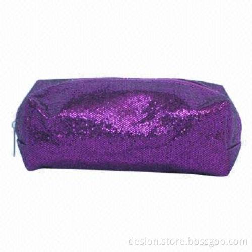 Hot Sale Fashionable Light PU Makeup Bag with Zipper Opening, OEM Orders Welcomed